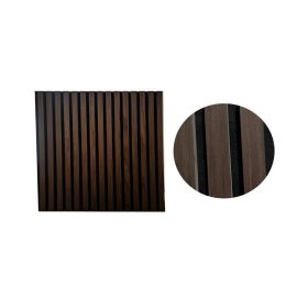   Akusztikus falpanel falra és mennyezetre 60x60 cm fekete Dió