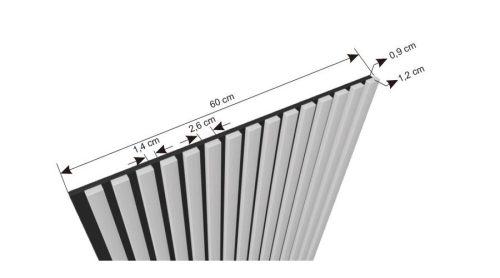 Akusztikus falpanel falra és mennyezetre 60x60 cm Tölgy