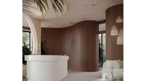 Flexi akusztikus falpanel Teak 240x60x0,8 cm