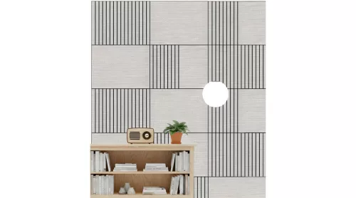 3D akusztikus panel 60x80 cm csíkos
