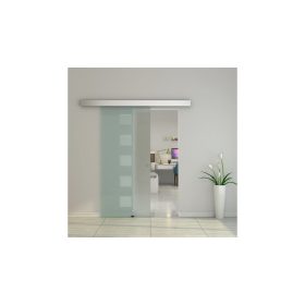 Üveg tolóajtó savmart széles G43