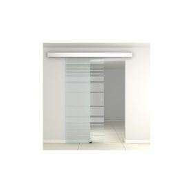 Üveg tolóajtó savmart mintás széles GD04