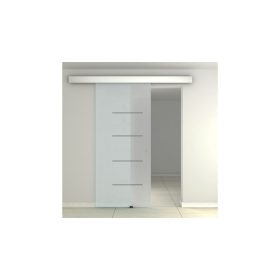 Üveg tolóajtó savmart mintás széles GD08