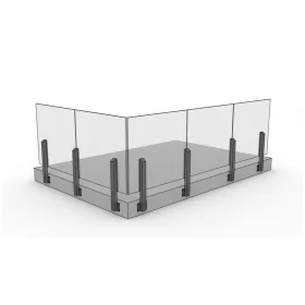 Falra szerelhető korlátoszlop