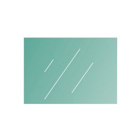 Korlátüveg konzolos korláthoz 90x100x1