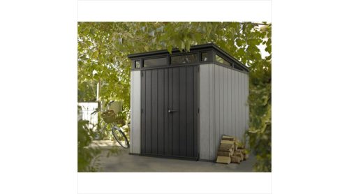 ARTISAN 7x7 műanyag kerti ház barna-szürke