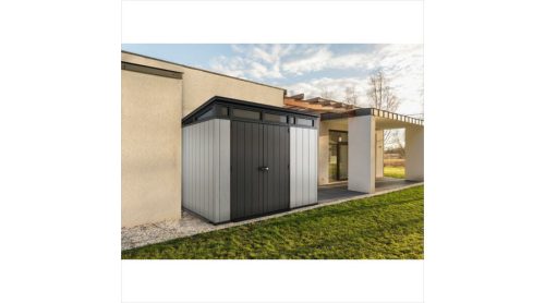 ARTISAN 7x9 műanyag kerti ház barna-szürke