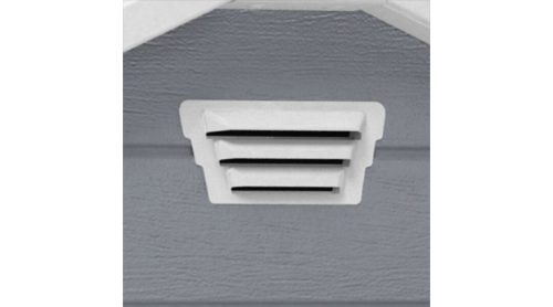 MANOR 4x6 műanyag kerti ház szürke-fehér