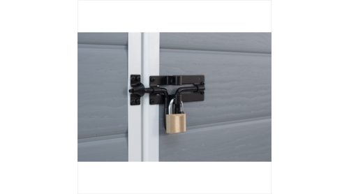 MANOR 4x6 műanyag kerti ház szürke-fehér