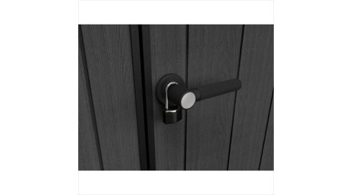 OAKLAND 757 festhető műanyag kerti ház barna-szürke