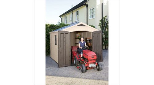 FACTOR 8x11 műanyag kerti ház bézs-szürke