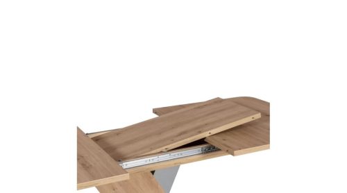 Exel bővíthető asztal Wotan tölgy - szürke