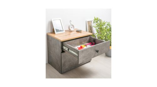 Light éjjeli szekrény 13.89 sonoma tölgy-szürke