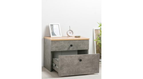 Light éjjeli szekrény 13.89 sonoma tölgy-szürke