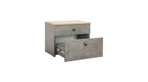 Light éjjeli szekrény 13.89 sonoma tölgy-szürke