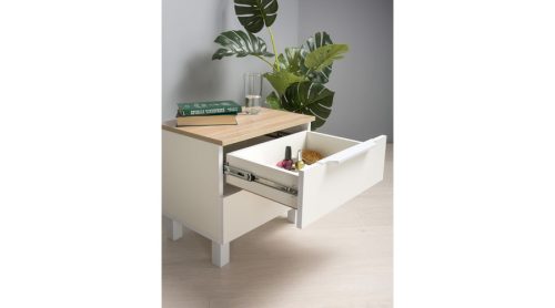 Light éjjeli szekrény 13.90 fehér-fehér tölgy