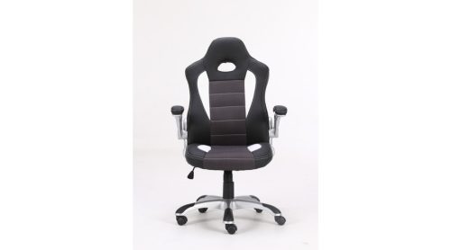 US 22 Space vezetői forgószék fehér-fekete