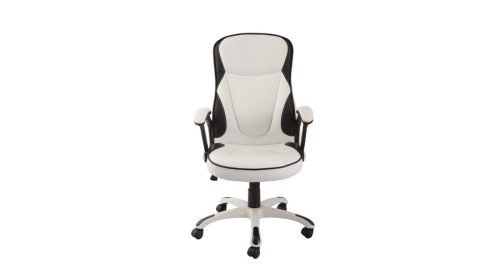 US 25 Reno vezetői forgószék fehér-fekete