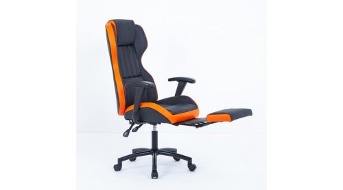 US 77 Kronos prémium vezetői forgószék fekete-narancs