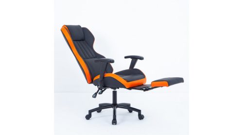 US 77 Kronos prémium vezetői forgószék fekete-narancs