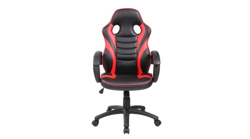 US 101 irodai forgószék fekete-piros