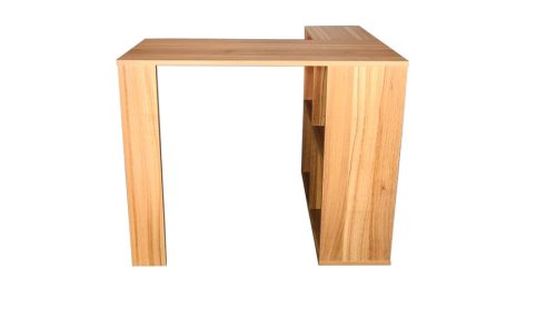 BAILLIE íróasztal polcos tárolóval világos dió