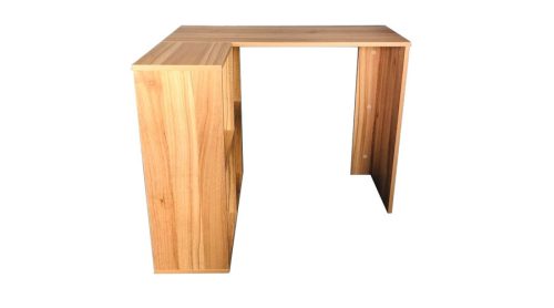 BAILLIE íróasztal polcos tárolóval világos dió