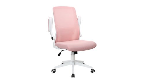 US 133 mesh forgószék RK-851WT pink