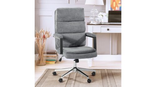 US 134 irodai szövet forgószék világos szürke