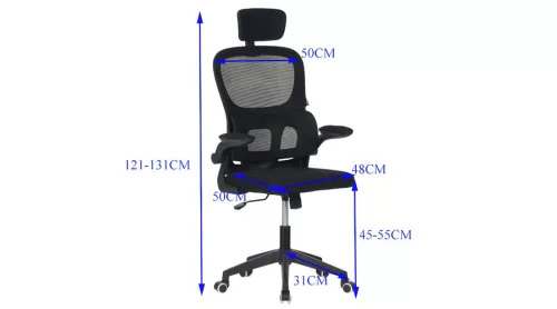 US 136 irodai forgószék OC-656 fekete