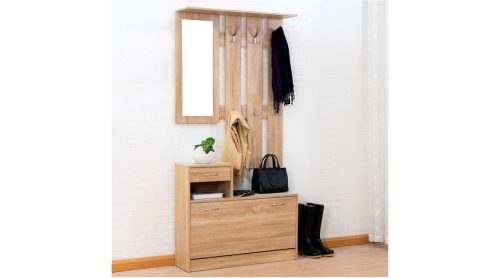 Filio tükrös előszobafal fehér tölgy