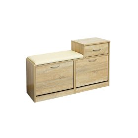 Junda cipőszekrény fehér tölgy