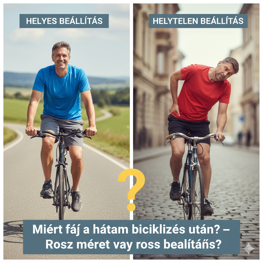 Miért fáj a hátam biciklizés után – rossz méret vagy rossz beállítás?