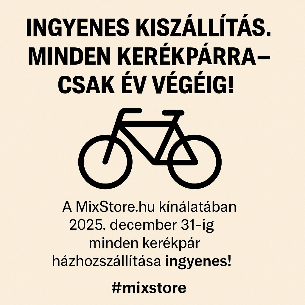 Ingyenes kiszállítás minden kerékpárra – csak év végéig!