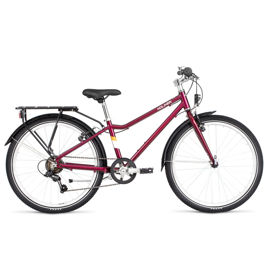 24 Koliken Touring alu. kerékpár bíbor