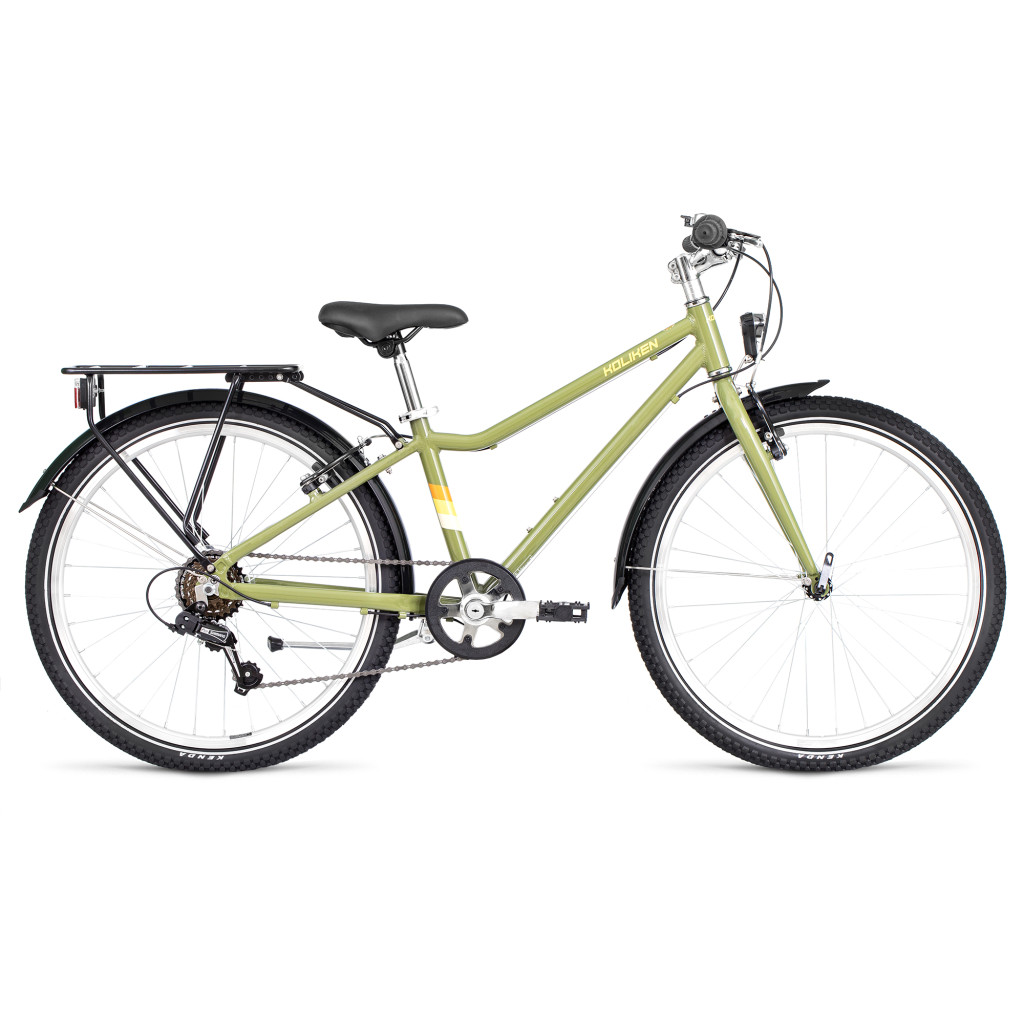 24 Koliken Touring alu. kerékpár rezedazöld