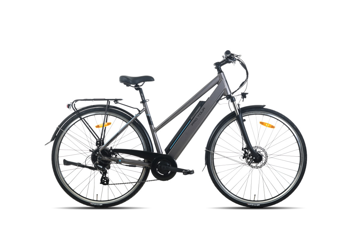 Koliken Velzen Pro Tour 28 Trekking női, grafit, 48 cm elektromos kerékpár