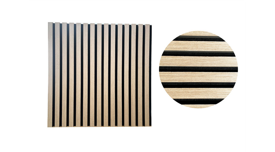 Akusztikus falpanel falra és mennyezetre 60x60 cm Tölgy