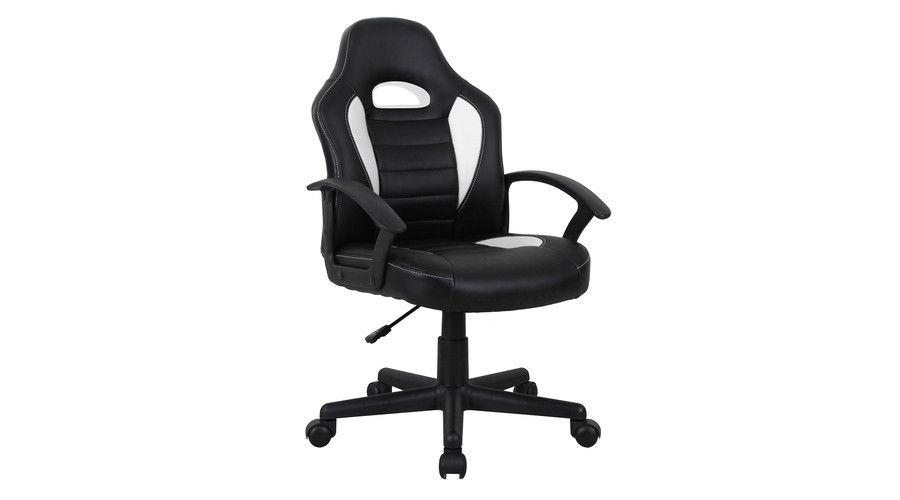 US 92 Euro gamer szék fekete-fehér